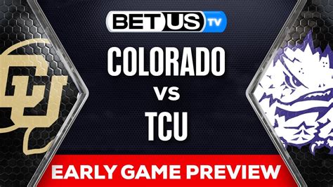 Colorado Vs Tcu College Football Week 1 Early Game Preview Youtube