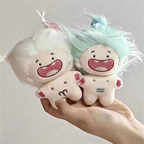 Sioweci Cm Stuffed Naked Doll Soft Cloth Cute Deciduous Teeth Cartoon Doll Plushies Pretend