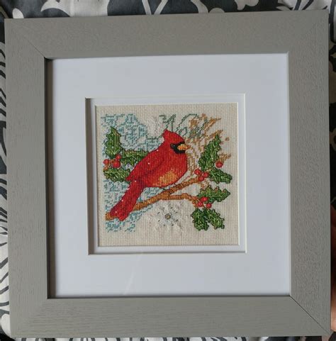 Fo Cardinal X Mas T For My Mil Rcrossstitch