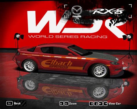 Need For Speed Most Wanted Car Showroom LRF Modding S 2004 Mazda RX 8 SE3P HIN D Force Hot