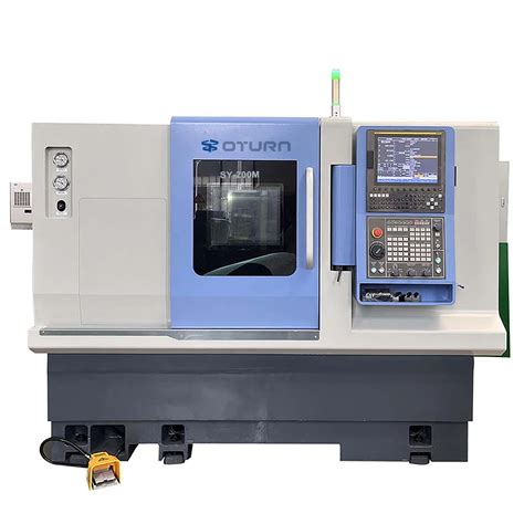 Oturn Dual Spindle Sy M Cnc Lathe Turning Center With Power Turret