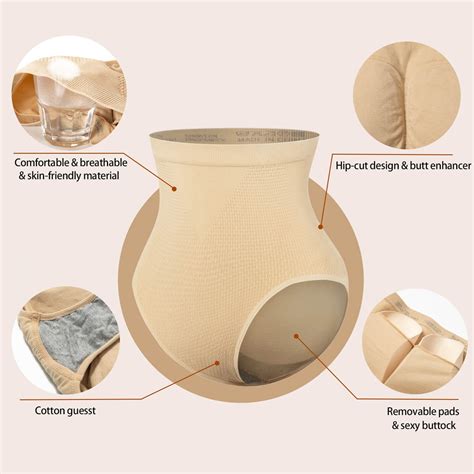 Women Padded Butt Lifter Hip Enhancer Shaper Panties Fake Ass Underwear Briefs Ebay Uk