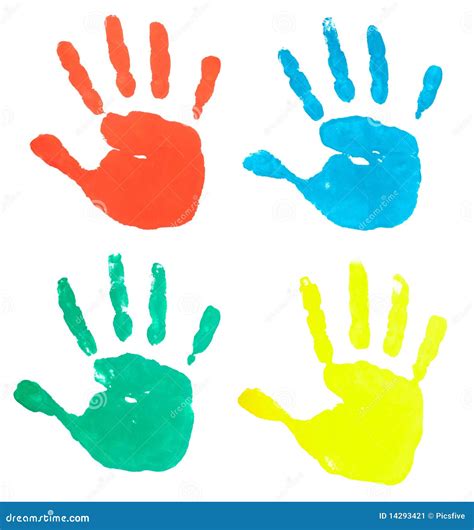 Painted Hand Prints