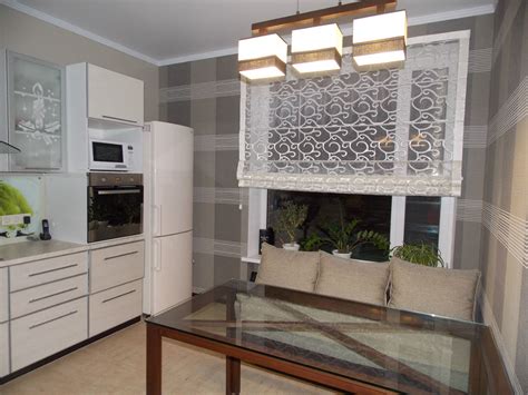 Римские шторы для кухни: 70+ реальных фото, виды римских штор, плюсы и ...