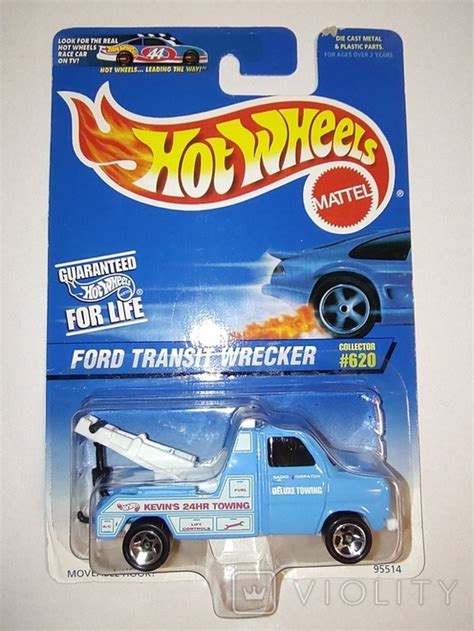 Hot Wheels Ford Transit Wrecker Violity