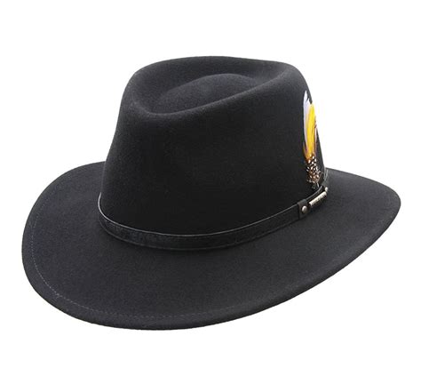 Stetson Mens Biscoe Wool Felt Fedora Hat At Amazon Mens Clothing Store Fedora Fedora Hat