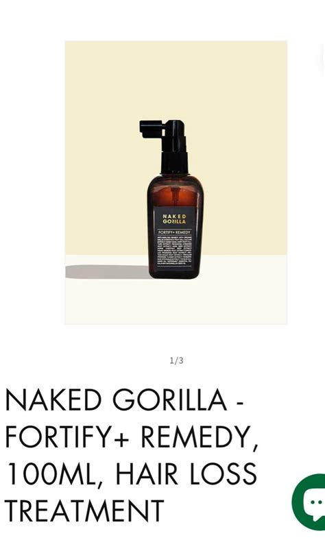 Naked Gorilla Fortify Remedy Beauty Personal Care Hair On Carousell