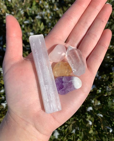 Beginner Crystal Set Crystal Starter Kit Etsy Ireland