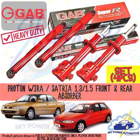 PROTON WIRA SATRIA 1 3 1 5 GAB SUPER R SPORT PREMIUM HEAVY DUTY GAS