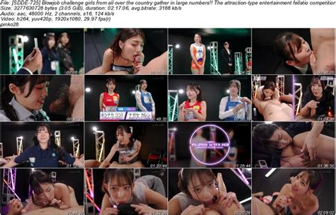 Forumophilia PORN FORUM SDDE 725 Blowjob Challenge Girls From UNCENSORED 2024