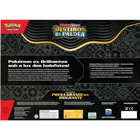 FN Games Sua Loja De Games E Geek TCG Pokemon Box Destinos De Paldea