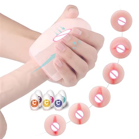 S HANDE Magic Cat Masturbation Eggs Cup Realistic Vagina