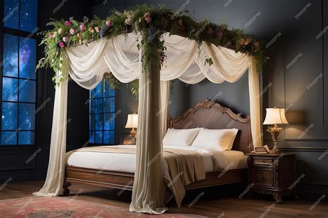 Premium Photo Midsummer Nights Dream Canopy Bed