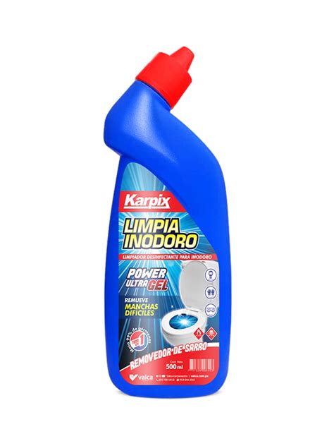 KARPIX LIMPIA INODORO POWER ULTRA GEL AZUL 500ML Corporación Valca