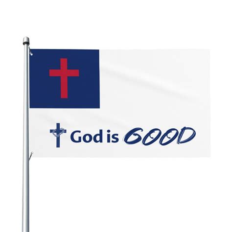 Vivacite Christian Flag X Garden Decor Outdoor Patio Decor Front