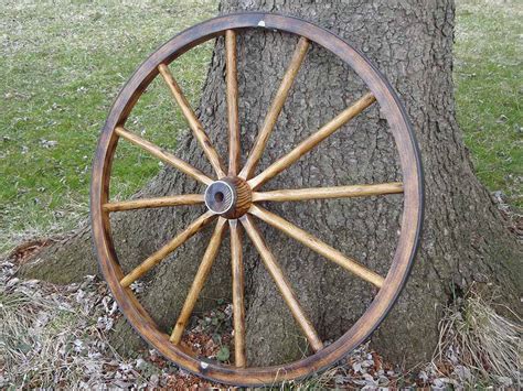 Small Decorative Wooden Wagon Wheels | Shelly Lighting