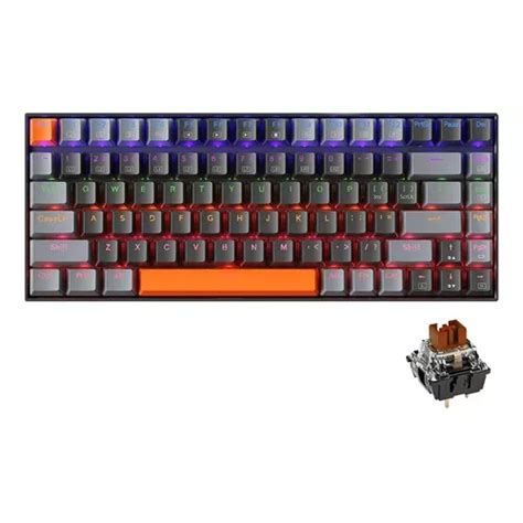 Teclado Mecânico Machenike K500a B84 Hot Swap Switch Brown Shopee Brasil