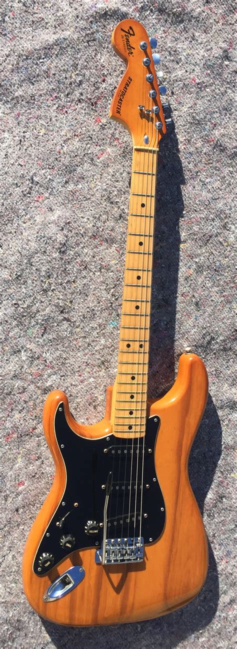 Fender Stratocaster Lefty 1978 Walnut Natural Guitar For Sale Hendrix