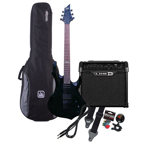 Esp Ltd F 50 Bk Line 6 Spider Classic 15 Mp Bundle E Gitarren Set