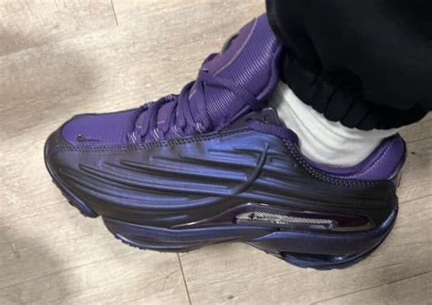 Drake S Nocta X Nike Hot Step Eggplant Is Metallic Purple