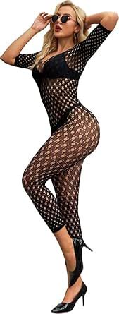 Amazon YIINHEY Sexy Fishnet Lingerie Mesh Bodysuit For Women One