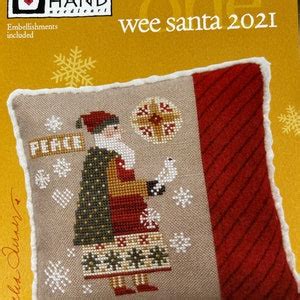 Heart In Hand Wee Santa Stitch Chart Counted Cross Stitch