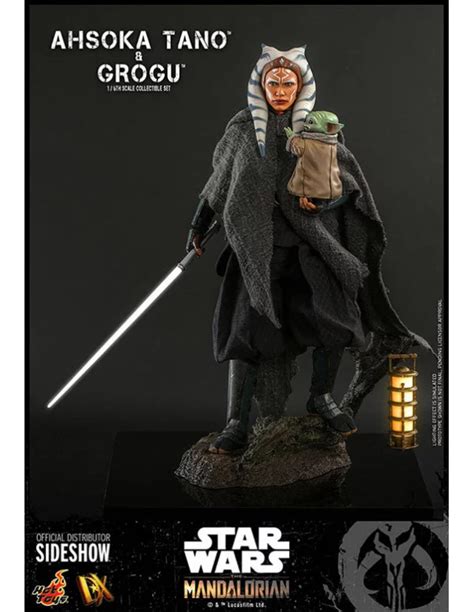 Comprar Star Wars The Mandalorian Figuras Ahsoka Tano Y Grogu Hot Toys Cm Mil Comics