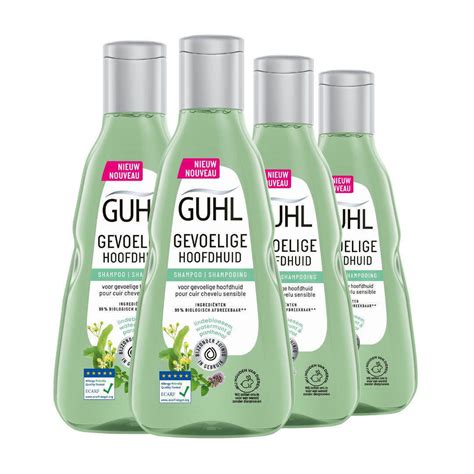 Guhl Gevoelige Hoofdhuid Shampoo 4 X 250 Ml Voordeelverpakking Aanbieding Bij Wehkamp