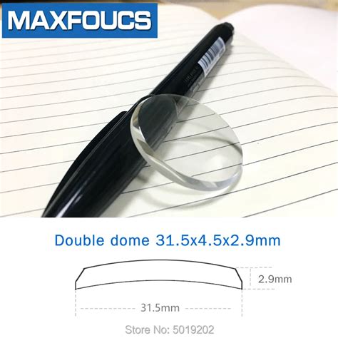 Детали для часов Seiko, сапфировое стекло, кристалл, Двойной Купол, 31 ...