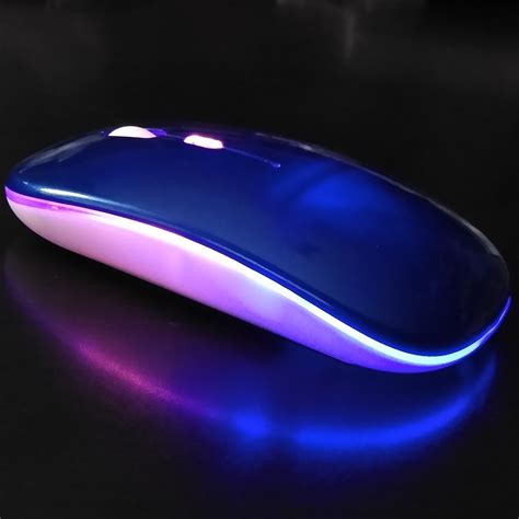 Ripley MOUSE BLUETOOTH RECARGABLE DUAL CON LUZ LED RGB BL