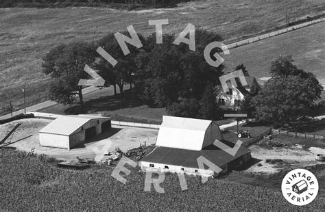 vintage aerial indiana knox county   tko