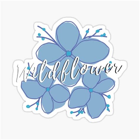 Wildflower 5sos Sticker For Sale By Ashleyconstance Redbubble