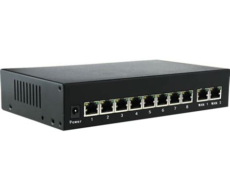 Купить PoE коммутатор 10 портов Ethernet 10/100/1000 Mbps - Longse LS-RT812