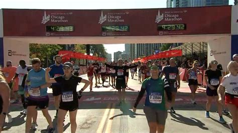 Chicago Marathon Finish Line: 12 p.m.-12:30 p.m. – NBC Chicago