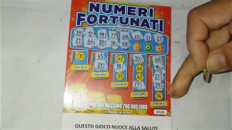 Numeri Fortunati Gratta E Vinci ⭐💰🪙💸💶💵💷💴⭐💰🪙 Youtube