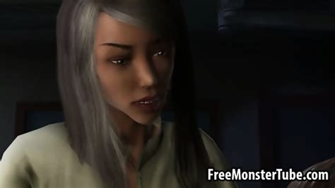 Sexy 3d Cartoon Babe Blowing The Incredible Hulk