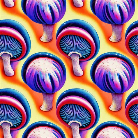 100 Trippy Mushroom Backgrounds