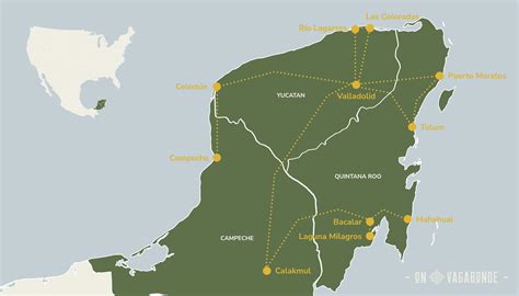 Quintana Roo Map