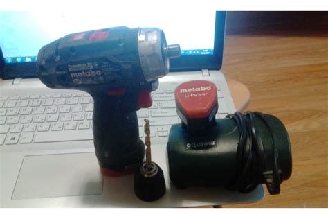 Аккумуляторный шуруповерт Metabo 12 V, кейс PowerMaxx BS 600080500 ...