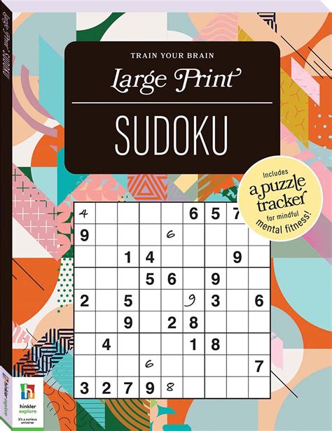 Large Print Sudoku Puzzle Books Books Adult Hinkler