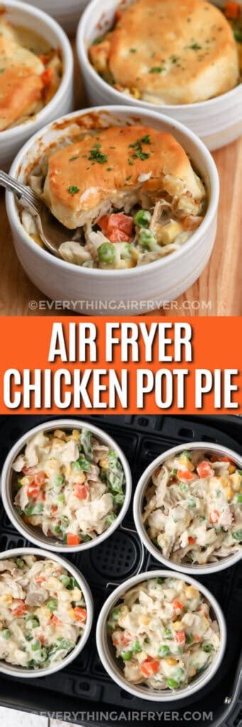 Air Fryer Chicken Pot Pie With Biscuits Everything Air Fryer And More