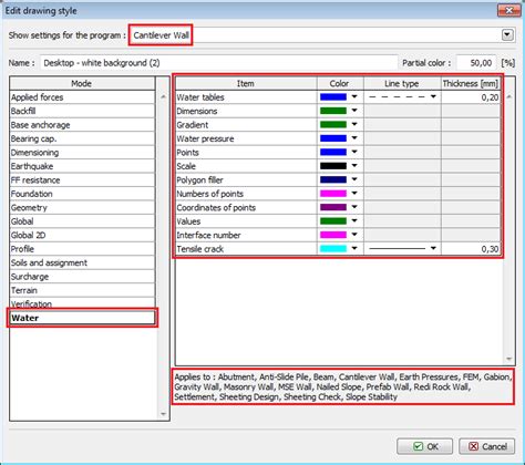 Drawing Styles Administrator Drawing Settings Online Help Geo5