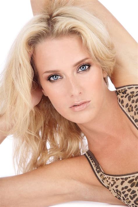 Femme Blonde Chaude Image Stock Image Du Isolement Noir 13511811