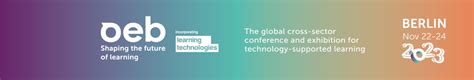 OEB Global Conference on LinkedIn: #oeb23 #oeb #oebconference # ...