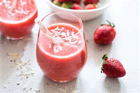 Strawberry Banana Coconut Smoothie Vegan Paleo Whole30 My Food Story