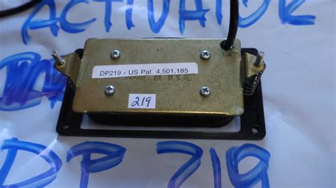 Przetwornik gitarowy humbucker DiMarzio D Activator Neck DP219 Łódź