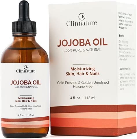 Viva Naturals Organic Jojoba Oil Pure Cold Pressed For