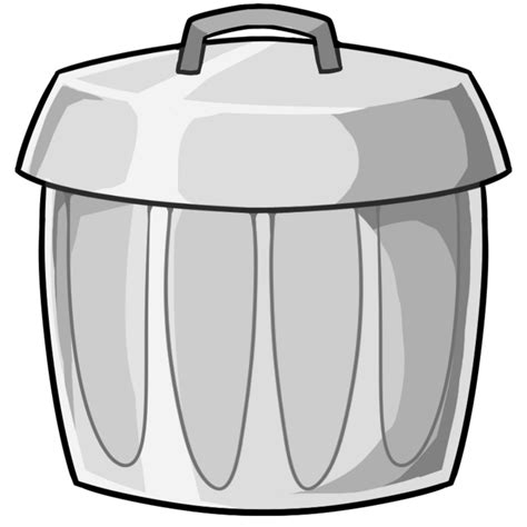 Free Gray Garbage Trash Png With Transparent Background