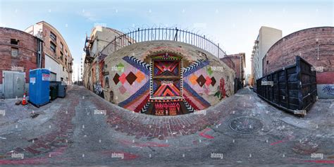 360° view of "Sun Portal" by MYMO - Indian Alley, Los Angeles - Alamy