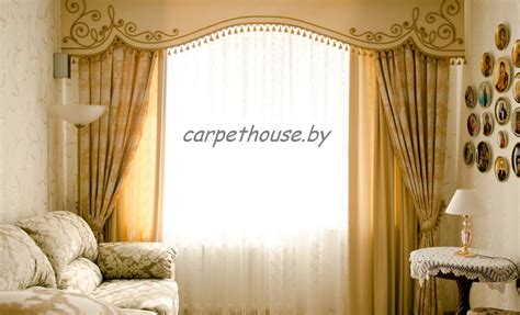 Шторы с бандо в гостиную